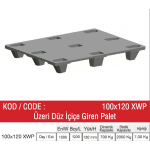 100-120-XWP ÜZERİ DÜZ İÇİÇE GİREN RAF PALETİ