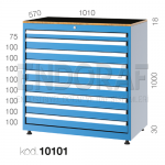 10101 KODLU 9 ÇEKMECELİ DOLAP