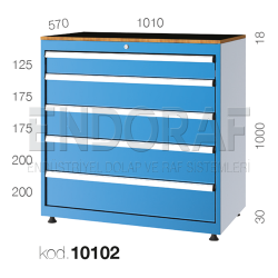 5 ÇEKMECELİ DOLAP 10102