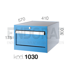 1030 KODLU TEK ÇEKMECELİ DOLAP