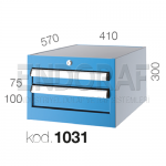 1031 KODLU 2 ÇEKMECELİ DOLAP 1031