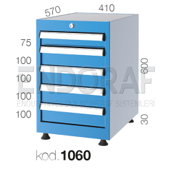 1060 KODLU 5 ÇEKMECELİ DOLAP