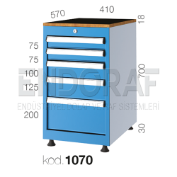 1070 KODLU 5 ÇEKMECELİ DOLAP 