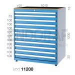 11100 KODLU 11 ÇEKMECELİ DOLAP