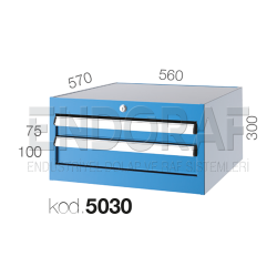5030 KODLU 2 ÇEKMECELİ DOLAP 