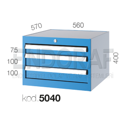 5040 KODLU 3 ÇEKMECELİ DOLAP