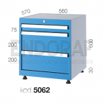 5062 KODLU 3 ÇEKMECELİ DOLAP 