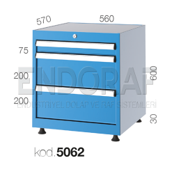 5062 KODLU 3 ÇEKMECELİ DOLAP 