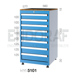 5101 KODLU 8 ÇEKMECELİ DOLAP 