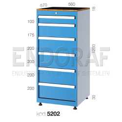 5202 KODLU 6 ÇEKMECELİ DOLAP 
