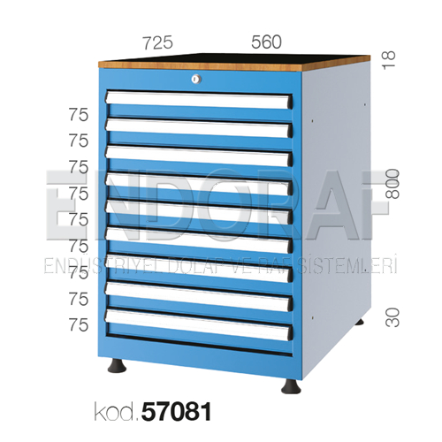 57081 KODLU 9 ÇEKMECELİ DOLAP 57081 KODLU 9 ÇEKMECELİ DOLAP