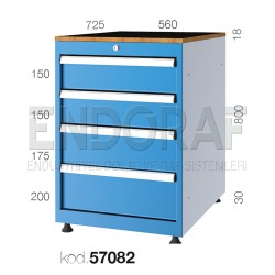 57082 KODLU 4 ÇEKMECELİ DOLAP 