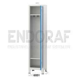 6051 KODLU TEKLİ SOYUNMA DOLABI