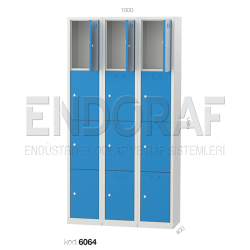 6064 KODLU 12 BÖLMELİ PERSONEL DOLABI