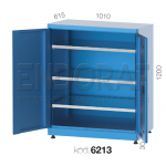 6213 KODLU 3 SABİT RAFLI MALZEME DOLABI