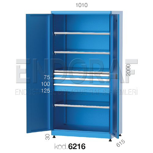 6216 KODLU 3 ÇEKMECELİ VE RAFLI TAKIM DOLABI 6216 KODLU 3 ÇEKMECELİ VE RAFLI TAKIM DOLABI
