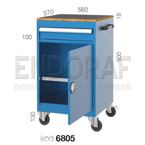 6805 KODLU 1 ÇEKMECELİ KAPILI DOLAP 6805 KODLU 1 ÇEKMECELİ KAPILI DOLAP
