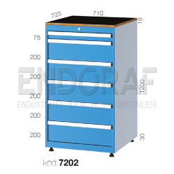 7202 KODLU 6 ÇEKMECELİ DOLAP
