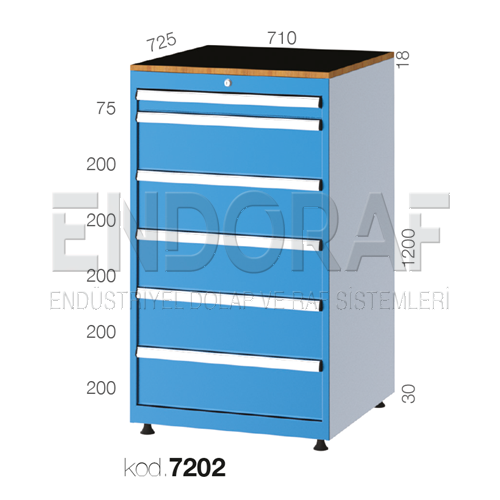 7202 KODLU 6 ÇEKMECELİ DOLAP 7202 KODLU 6 ÇEKMECELİ DOLAP