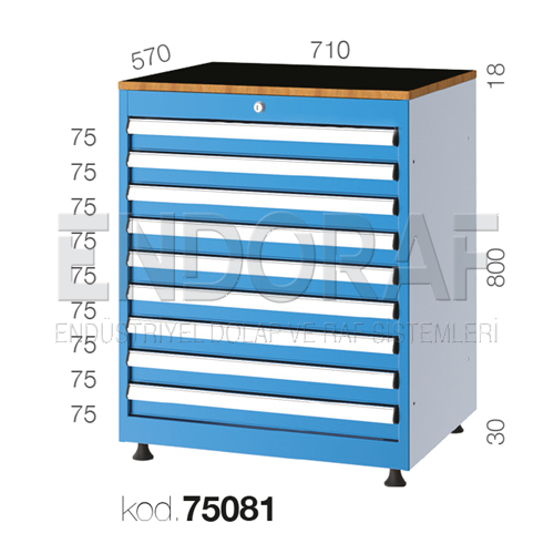75081 KODLU 9 ÇEKMECELİ DOLAP 75081 KODLU 9 ÇEKMECELİ DOLAP