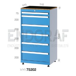 75202 KODLU 6 ÇEKMECELİ DOLAP