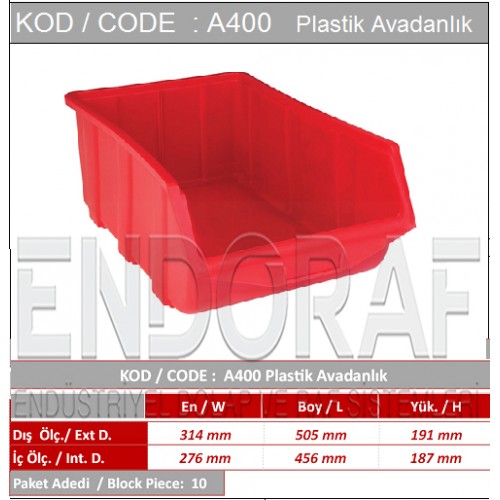A400 Plastik Avadanlık
