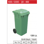 ÇK-400 PLASTİK ÇÖP KONTEYNIRI
