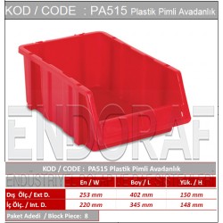 PA515 Plastik Pimli Avadanlık