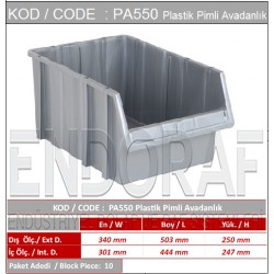 PA550 Plastik Pimli Avadanlık