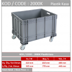 2000 K PLASTİK TAŞIMA KASASI