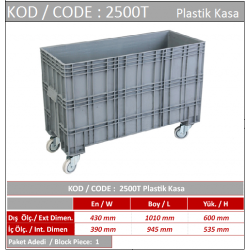 2500 T PLASTİK TAŞIMA KASASI