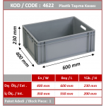 4622 PLASTİK TAŞIMA KASASI