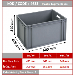4633 PLASTİK TAŞIMA KASASI