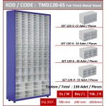 TMD120-6S Plastik Çekmeceli Tek Yönlü Metal Dolaplar
