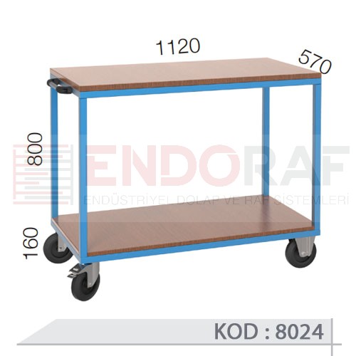 8024 KODLU RAFSIZ VE ÇEKMECESİZ ÇALIŞMA ARABASI 8024 KODLU RAFSIZ VE ÇEKMECESİZ ÇALIŞMA ARABASI