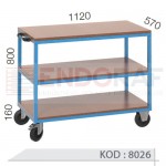 8026 KODLU 2 RAFLI ÇALIŞMA ARABASI