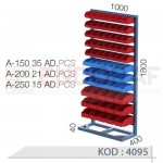 4095 KODLU 68 KUTULU SABİT TEK YÖNLÜ AVADANLIK STANDI