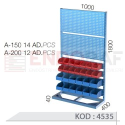 4535 KODLU SABİT ASKI PANOLU AVADANLIK STANDI