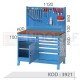 3921 KODLU 1 ÇEKMECELİ YARIM KAPILI 5 ÇEKMECELİ 2 DOLAPLI ASKI PANOLU 112 CM KISA ÇALIŞMA TEZGAHI 3921 KODLU 1 ÇEKMECELİ YARIM KAPILI 5 ÇEKMECELİ 2 DOLAPLI ASKI PANOLU 112 CM KISA ÇALIŞMA TEZGAHI