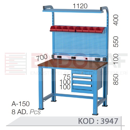 3947 KODLU 3 ÇEKMECELİ ASKI PANOLU, FLORASANLI ELEKTRİKLİ KISA ÇALIŞMA TEZGAHI 3947 KODLU 3 ÇEKMECELİ ASKI PANOLU, FLORASANLI ELEKTRİKLİ KISA ÇALIŞMA TEZGAHI