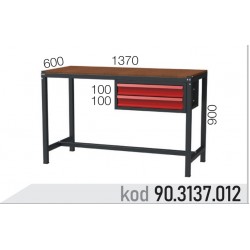 903137012 KODLU  2 ÇEKMECELİ ORTA BOY ÇALIŞMA TEZGAHI