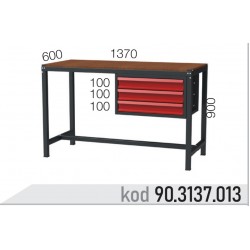 903137013 KODLU  3 ÇEKMECELİ ORTA BOY ÇALIŞMA TEZGAHI
