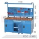 3595 KODLU 1 ÇEKMECELİ, 3 DOLAPLI , ASKI PANOLU, FLORASANLI, ELEKTRİK PANOLU ÇALIŞMA TEZGAHI 3595 KODLU 1 ÇEKMECELİ, 3 DOLAPLI , ASKI PANOLU, FLORASANLI, ELEKTRİK PANOLU ÇALIŞMA TEZGAHI