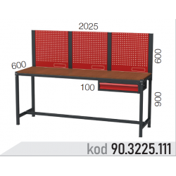 903225111 KODLU  ASKI PANOLU 1 ÇEKMECELİ ÇALIŞMA TEZGAHI
