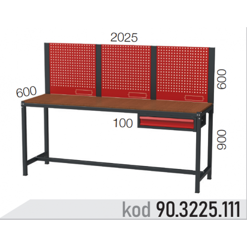 903225111 KODLU ASKI PANOLU 1 ÇEKMECELİ ÇALIŞMA TEZGAHI 903225111 KODLU ASKI PANOLU 1 ÇEKMECELİ ÇALIŞMA TEZGAHI