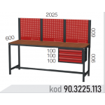 903225113 KODLU  ASKI PANOLU 3 ÇEKMECELİ ÇALIŞMA TEZGAHI