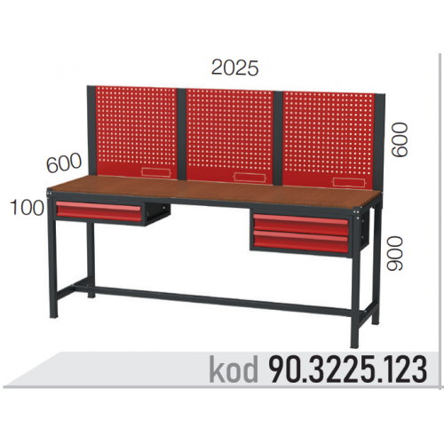 903225123 KODLU ASKI PANOLU 3 ÇEKMECELİ ÇALIŞMA TEZGAHI 903225123 KODLU ASKI PANOLU 3 ÇEKMECELİ ÇALIŞMA TEZGAHI