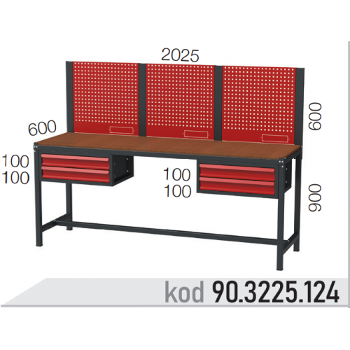 903225124 KODLU ASKI PANOLU 4 ÇEKMECELİ ÇALIŞMA TEZGAHI 903225124 KODLU ASKI PANOLU 4 ÇEKMECELİ ÇALIŞMA TEZGAHI