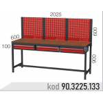 903225133 KODLU  ASKI PANOLU 3 ÇEKMECELİ ÇALIŞMA TEZGAHI