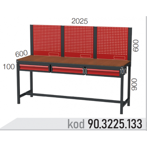 903225133 KODLU ASKI PANOLU 3 ÇEKMECELİ ÇALIŞMA TEZGAHI 903225133 KODLU ASKI PANOLU 3 ÇEKMECELİ ÇALIŞMA TEZGAHI